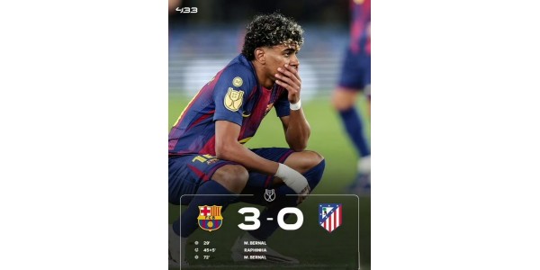 A despedida do Barcelona da Taça do Rei versus a luta do Atlético de Madrid pelo título